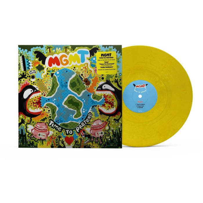 MGMT - TIME TO PRETEND (20TH ANNIVERSARY/EP/BANANA YELLOW VINYL)