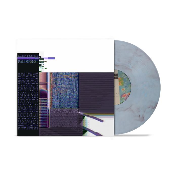 LAUREN BOUSFIELD - PALIMPSEST (TRANSLUCENT BLUE & GREY VINYL)