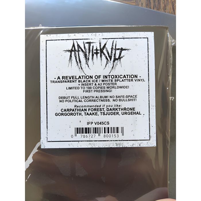 ANTIKVLT - REVELATION OF INTOXICATION