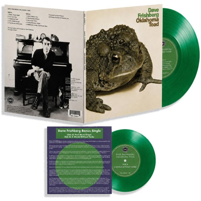 DAVE FRISHBERG - OKLAHOMA TOAD (GREEN VINYL/7INCH/REISSUE)
