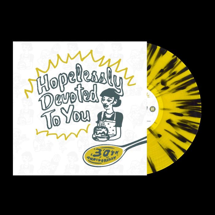 VARIOUS ARTISTS - HOPELESSLY DEVOTED TO YOU: 30TH ANNIVERSARY (YELLOW/BLACK SPLATTE