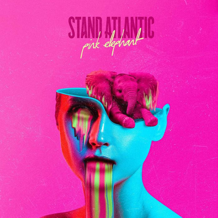 STAND ATLANTIC - PINK ELEPHANT (BLACK GLITTER VINYL)
