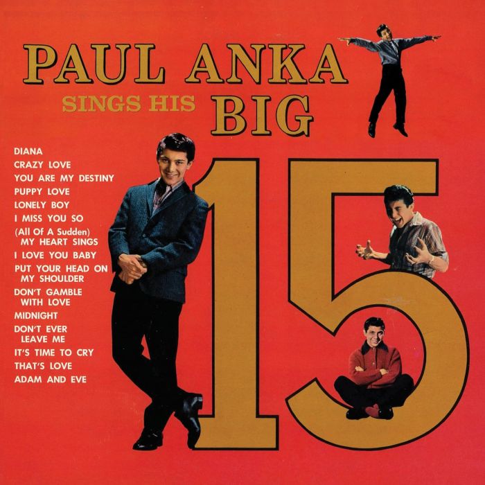 PAUL ANKA - PAUL ANKA SINGS HIS BIG 15 (GOLD VINYL)