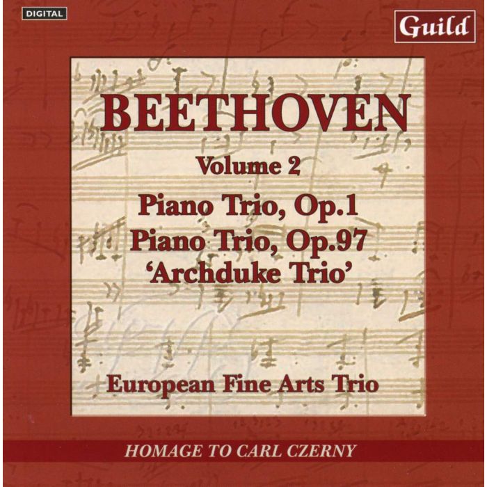 EUROPEAN FINE ARTS TRIO - PIANO TRIOS BY BEETHOVEN VOL.2