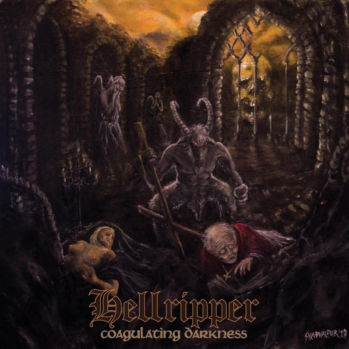HELLRIPPER - COAGULATING DARKNESS (GOLD VINYL)