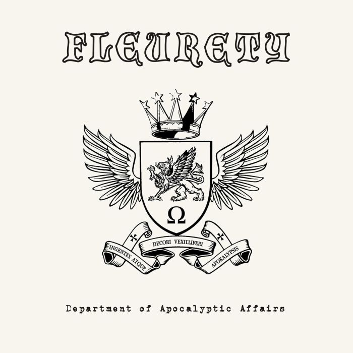 FLEURETY - DEPARTMENT OF APOCALYPTIC AFFAIRS (WHITE & BLACK MARBLE VINYL)