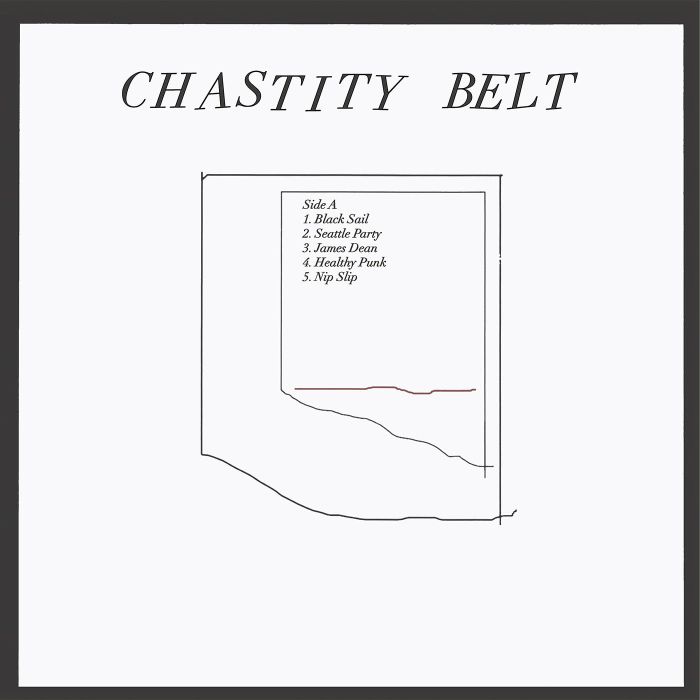 CHASTITY BELT - NO REGRETS (10TH ANNIVERSARY EDITION/BLACK & WHITE SWIRL VINYL)
