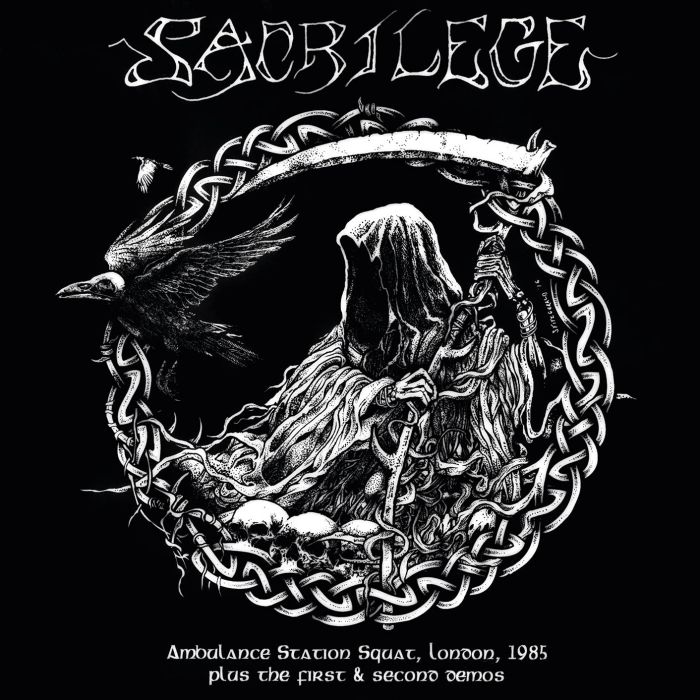 SACRILEGE - AMBULANCE STATION SQUAT LONDON 1985 / 1ST & 2ND DEMOS