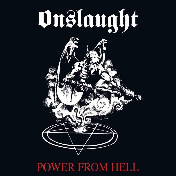ONSLAUGHT - POWER FROM HELL (WHITE/RED SPLATTER VINYL)