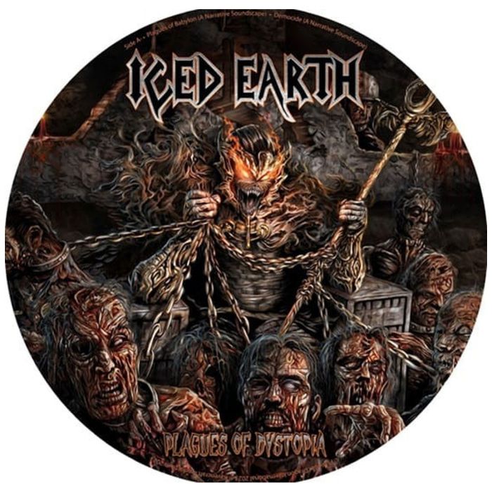 ICED EARTH - PLAGUES OF DISTOPIA (PICTURE DISC)