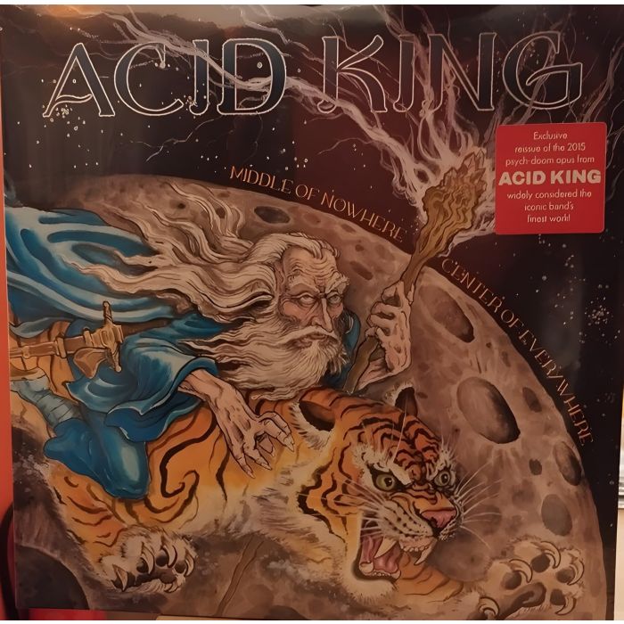 ACID KING - MIDDLE OF NOWHERE, CENTER OF EVERYWHERE (TRANSPARENT BLUE VINYL/2