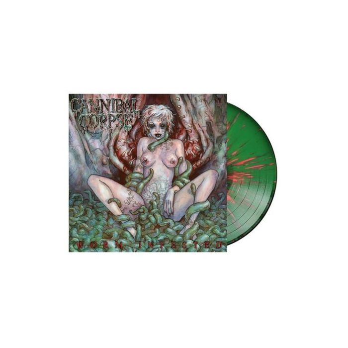 CANNIBAL CORPSE - WORM INFESTED (GREEN W/ RED SPLATTER VINYL)