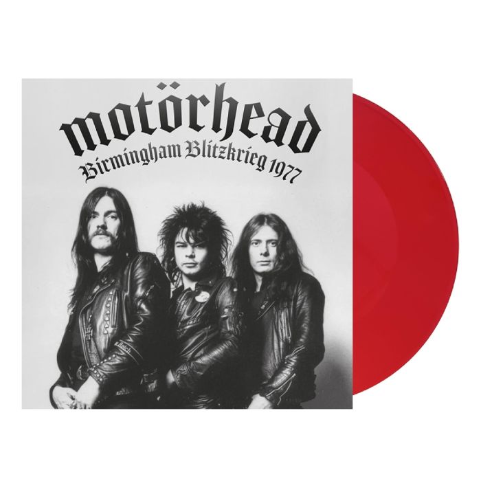 MOTORHEAD - BIRMINGHAM BLITZKRIEG 1977 (RED W/ BLACK SPLATTER VINYL)