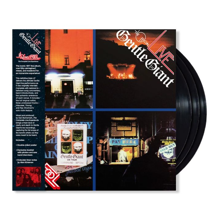GENTLE GIANT - PLAYING THE FOOL - THE COMPLETE LIVE EXPERIENCE