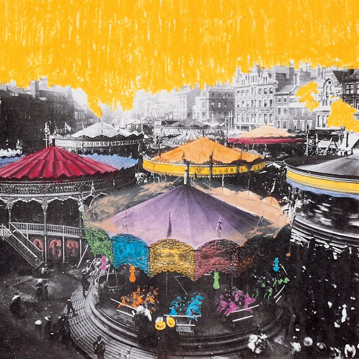 NEUTRAL MILK HOTEL - ON AVERY ISLAND (YELLOW RED VINYL)