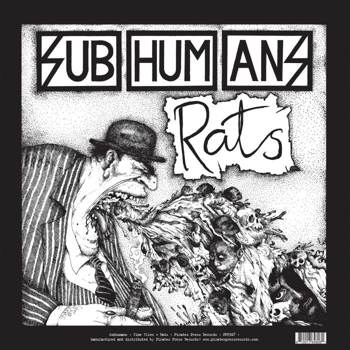 SUBHUMANS - TIME FLIES & RATS (RED VINYL)