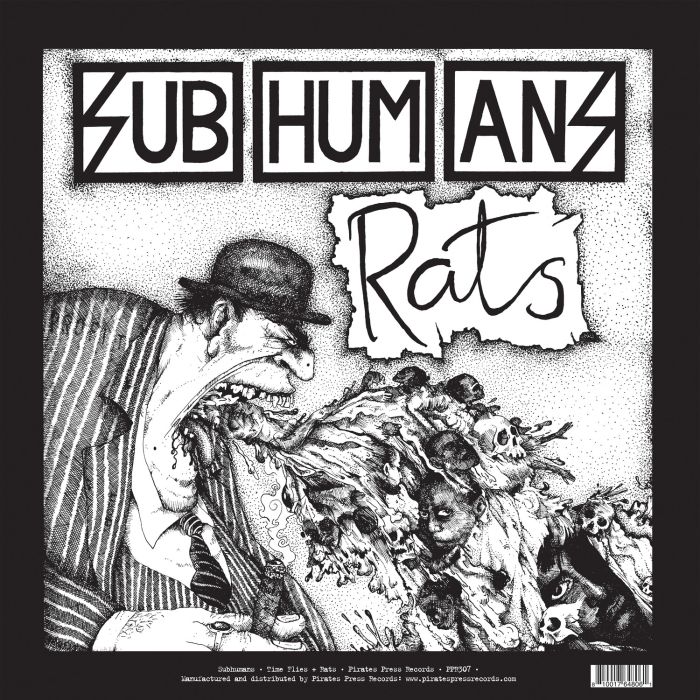 SUBHUMANS - TIME FLIES & RATS (RED VINYL)