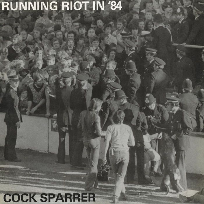 COCK SPARRER - RUNNING RIOT IN 84 (COLOURED VINYL)