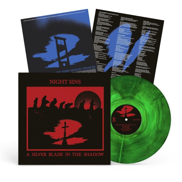 NIGHT SINS - SILVER BLADE IN THE SHADOW EP (GREEN & BLACK VINYL)