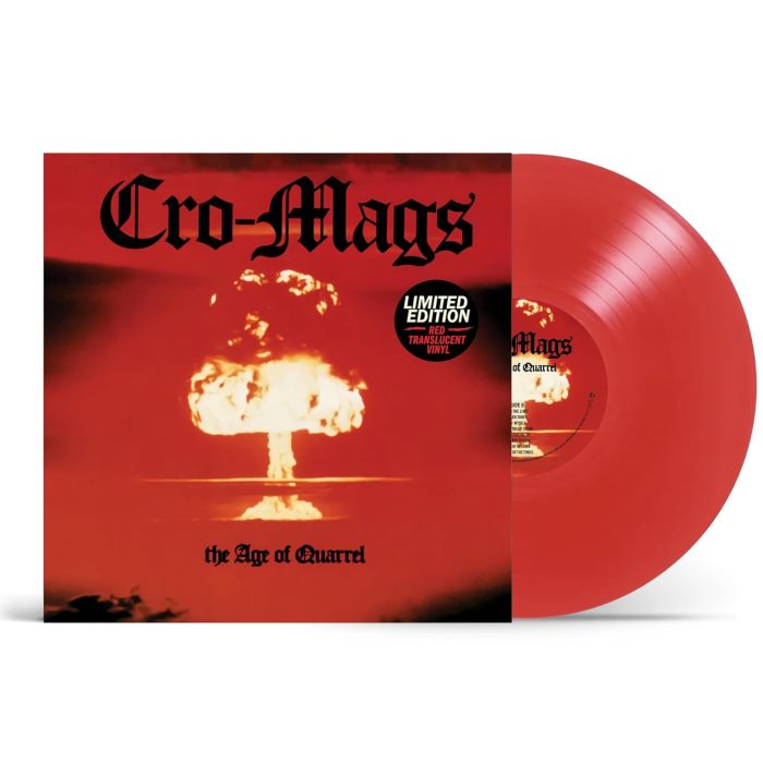 CRO-MAGS - AGE OF QUARREL (RUBY RED TRANSLUCENT VINYL)