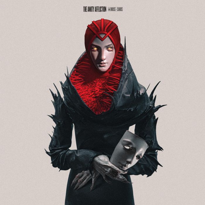 AMITY AFFLICTION - HOUSE OF CARDS (CLOUDY BLOOD RED VINYL)