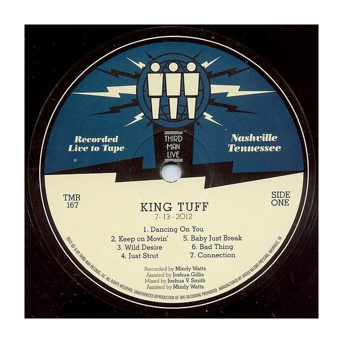 KING TUFF - THIRD MAN LIVE 07-13-2012