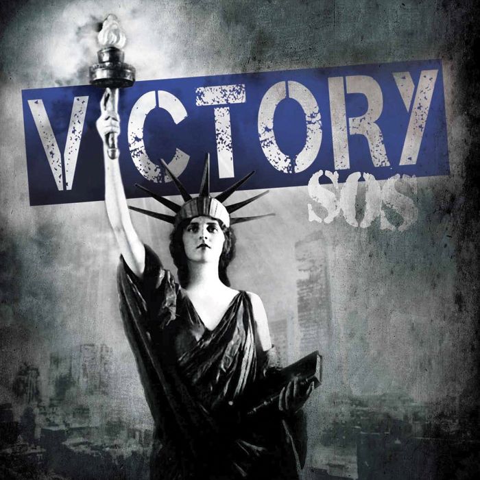 VICTORY - SOS (BLUE WITH WHITE/SILVER/BLACK SPLATTER VINYL/DL CARD/LIMITED)