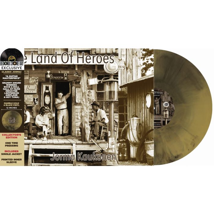 JORMA KAUKONEN - LAND OF HEROES (DELUXE/HAZED GOLD & BLACK VINYL)