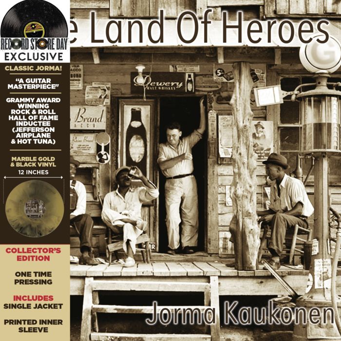 JORMA KAUKONEN - LAND OF HEROES (DELUXE/HAZED GOLD & BLACK VINYL)