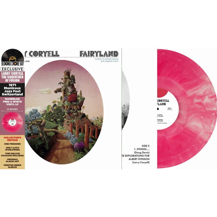 LARRY CORYELL - FAIRYLAND (MARBLED PINK & WHITE VINYL)