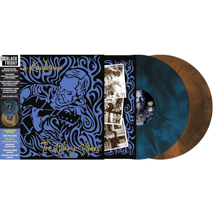 JORMA KAUKONEN - TOO MANY YEARS (DELUXE/1-BLUE/BLACK/2-BROWN/BLACK SMOKE VINYL) (R