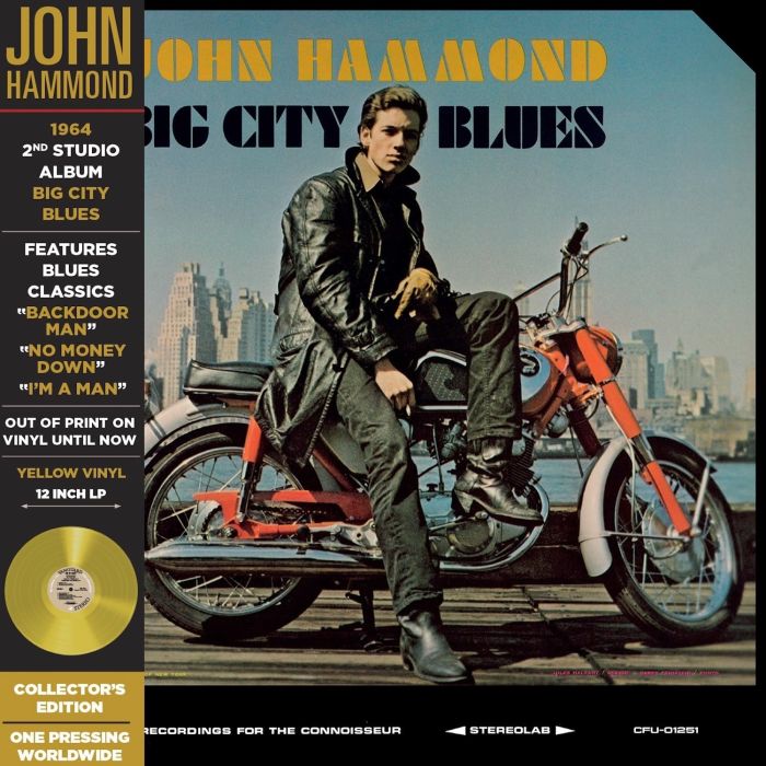 JOHN HAMMOND - BIG CITY BLUES (BLUE VINYL)