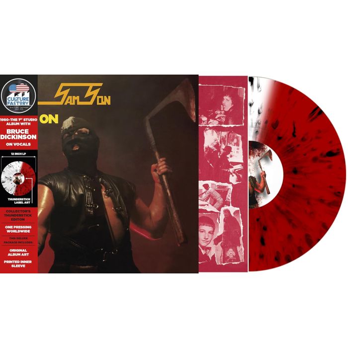 SAMSON - HEAD ON (RED/CLEAR SPLATTER EFFECT VINYL)