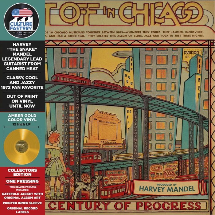 HARVEY MANDEL - GET OFF IN CHICAGO (YELLOW/GOLD VINYL)