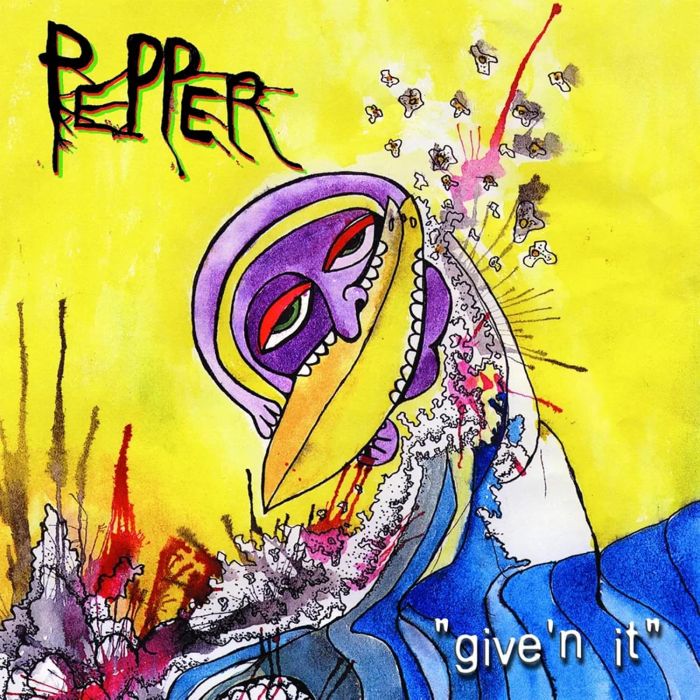 PEPPER - GIVE'N IT (CLEAR BLUE VINYL)