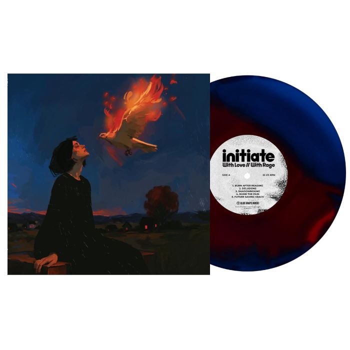 INITIATE - WITH LOVE // WITH RAGE (BLUE & RED MARBLE VINYL)