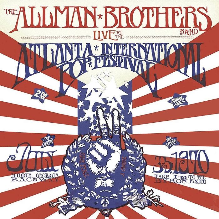 ALLMAN BROTHERS BAND - LIVE AT THE ATLANTA INTERNATIONAL POP FESTIVAL JULY 3 & 5, 1970 (