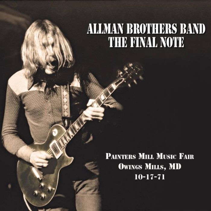ALLMAN BROTHERS BAND - FINAL NOTE (SALMON VINYL)