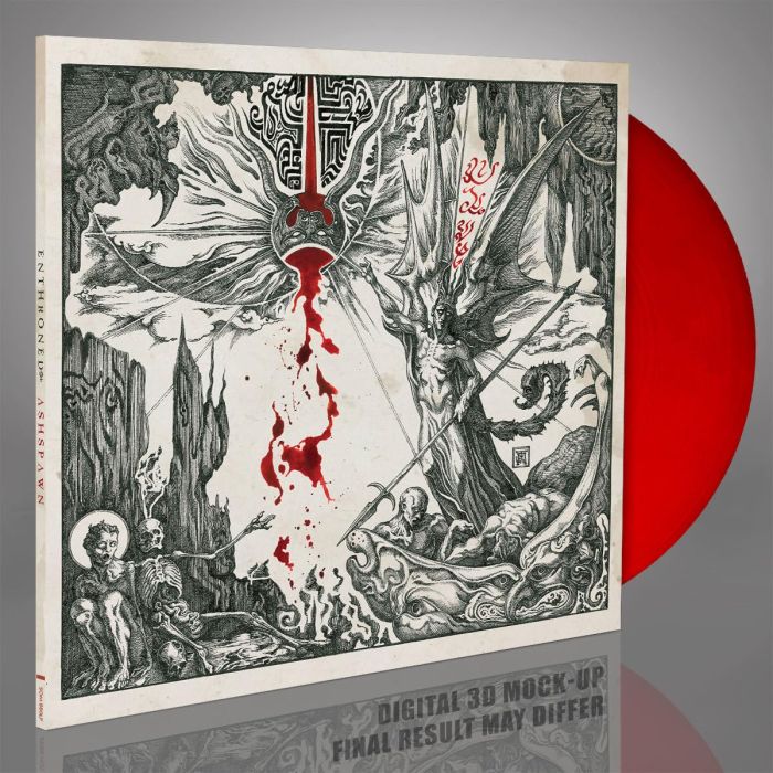 ENTHRONED - ASHSPAWN (LIMITED/RED VINYL)