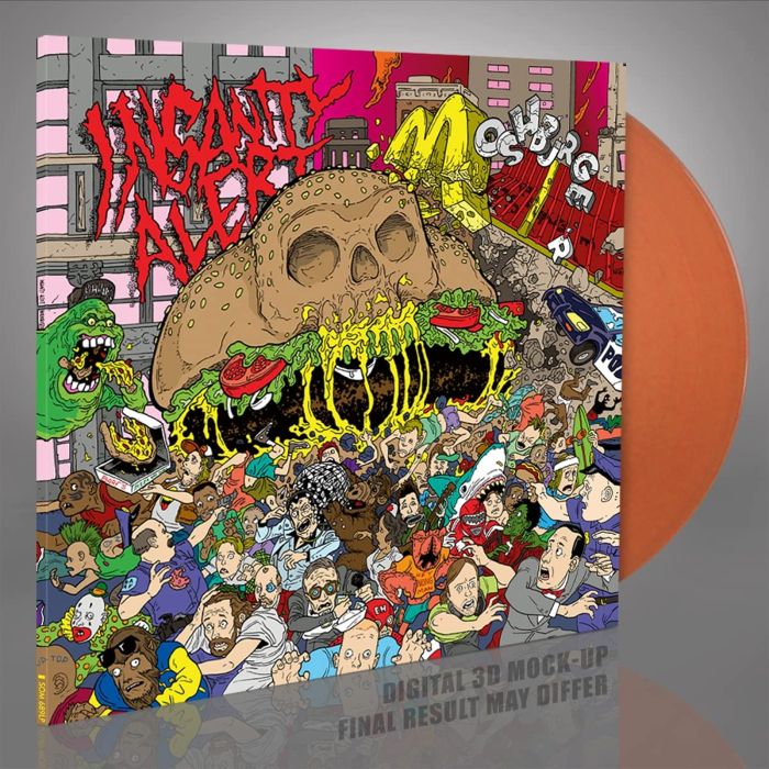 INSANITY ALERT - MOSHBURGER (TRANSPARENT ORANGE VINYL)