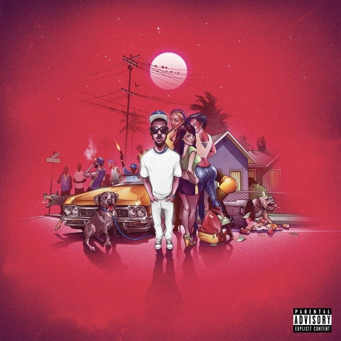 BLU & OH NO - LONG RED HOT LOS ANGELES SUMMER NIGHT (RED VINYL)