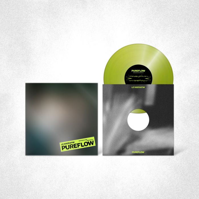 LE SSERAFIM - PUREFLOW - 2ND STUDIO ALBUM-PT.1 VINYL (ELECTRIC YELLOW GLITTER V