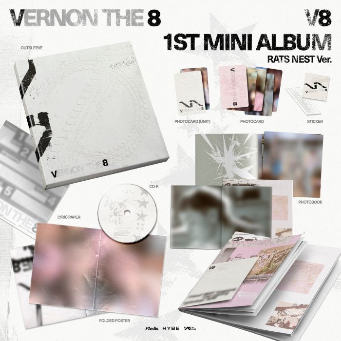 8, VERNON - V8 - V8 1ST MINI ALBUM (RATS NEST VER.)