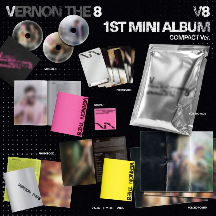 8, VERNON - V8 - V8 1ST MINI ALBUM (COMPACT VER.)