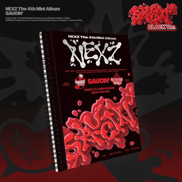 NEXZ - 4TH MINI ALBUM SAUCIN (BLACK VER.)