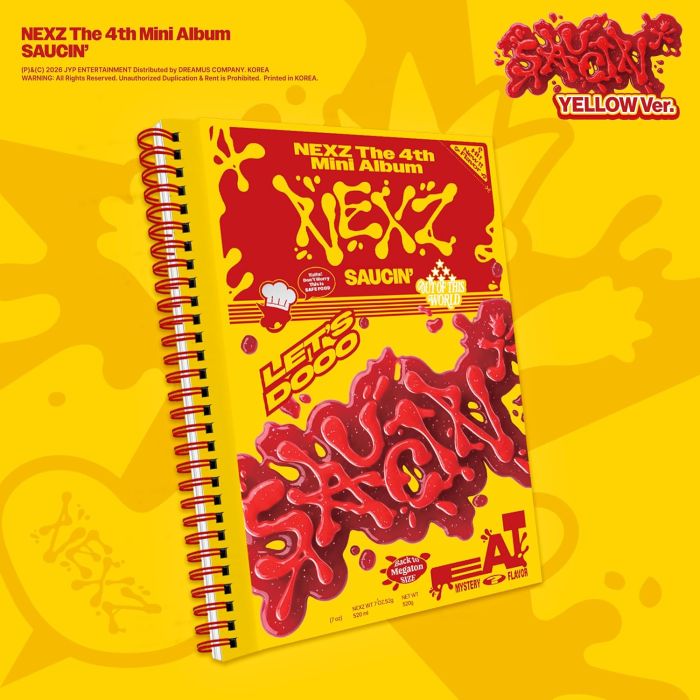 NEXZ - 4TH MINI ALBUM SAUCIN (YELLOW VER.)