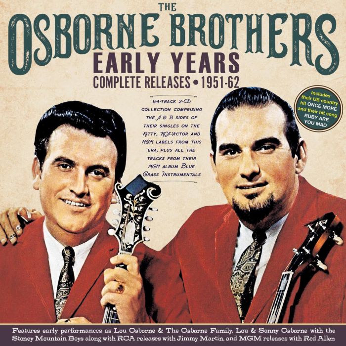 OSBORNE BROTHERS - EARLY YEARS: COMPLETE RELEASES 1951-62