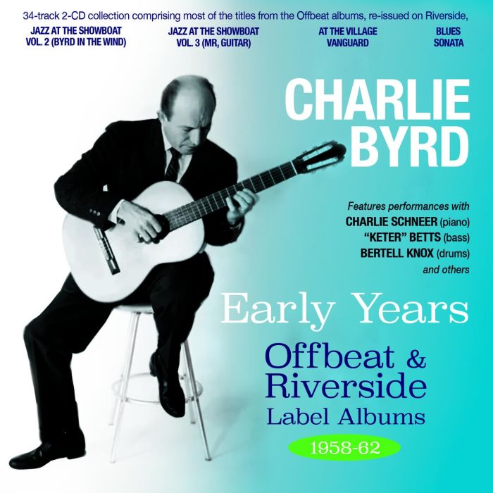 CHARLIE BYRD - EARLY YEARS - OFFBEAT & RIVERSIDE LABEL ALBUMS 1958-62