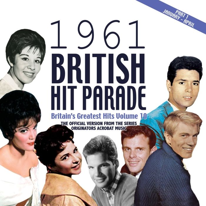 VARIOUS ARTISTS - BRITISH HIT PARADE 1961 PART 1 4CD