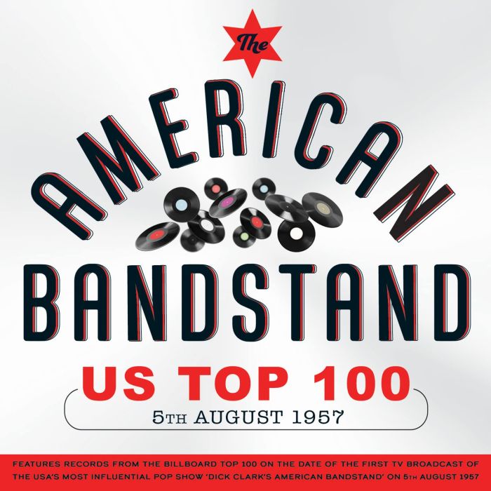 VARIOUS ARTISTS - AMERICAN BANDSTAND US TOP 100 5TH AUGUST 1957